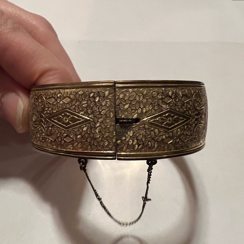 1930s 12k gold filled clamp bracelet